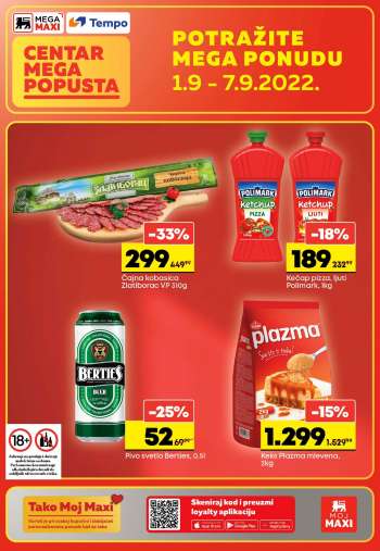 Mega Maxi katalog - 01.09.2022 - 07.09.2022.
