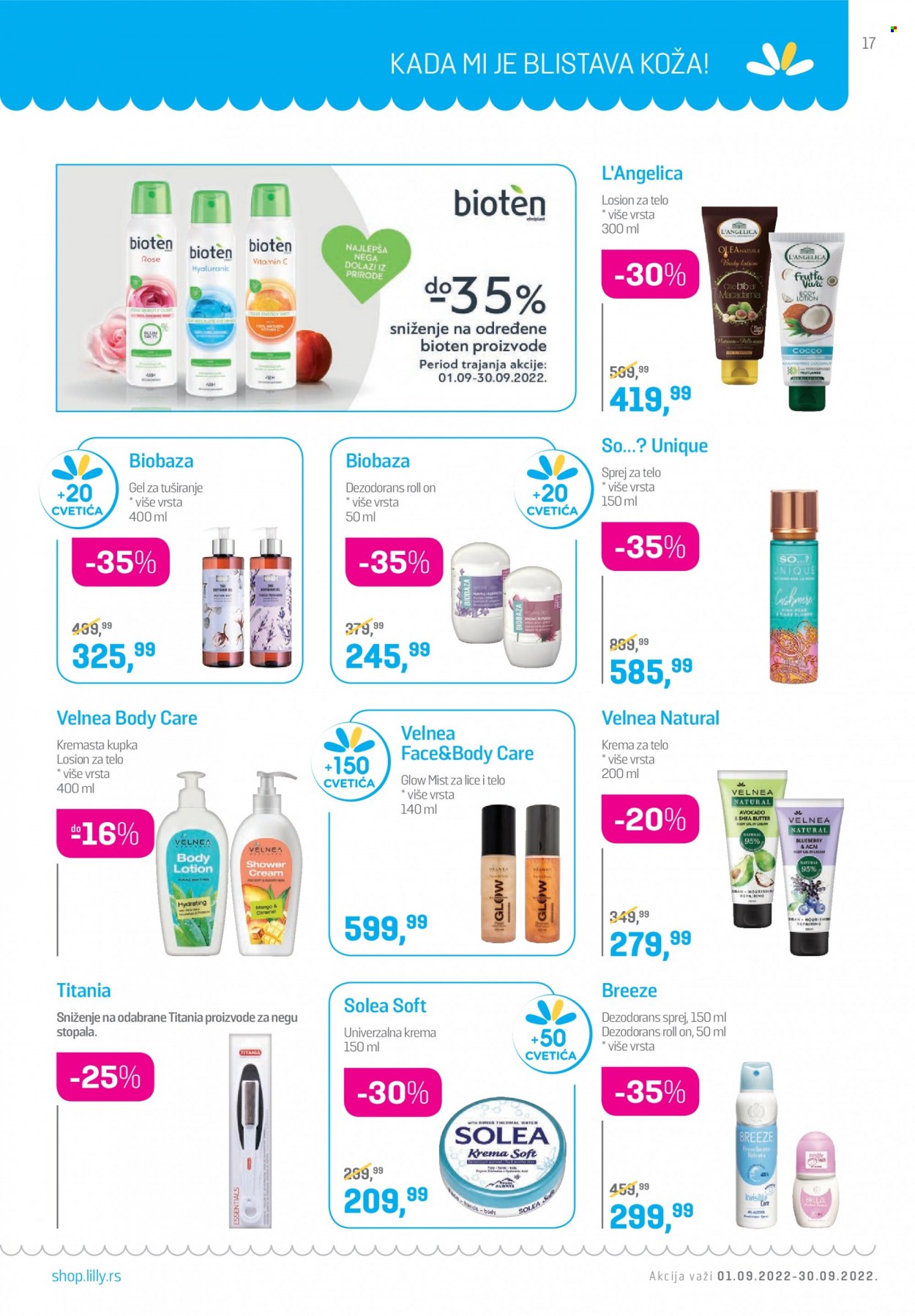 Lilly Drogerie katalog - 01.09.2022 - 30.09.2022. Stranica 17