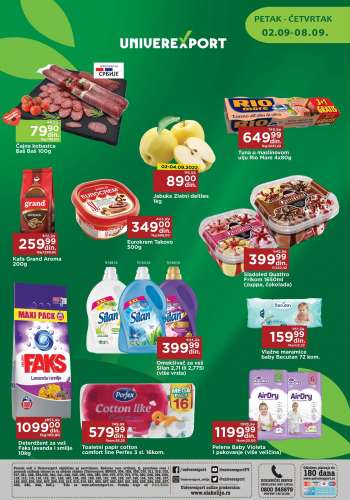 Univerexport katalog - 02.09.2022 - 08.09.2022.