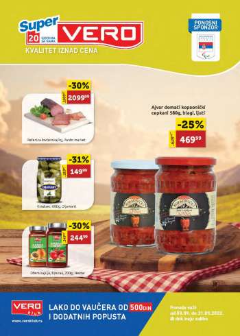 SuperVERO katalog - 08.09.2022 - 21.09.2022.