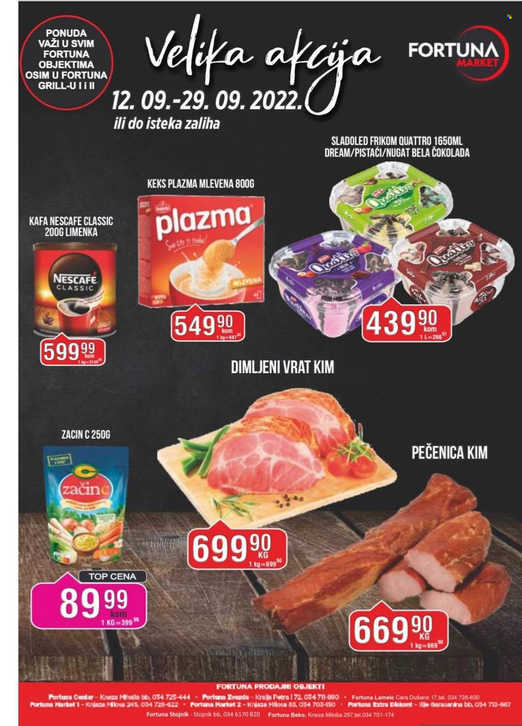Fortuna Market katalog - 12.09.2022 - 29.09.2022. Stranica 1