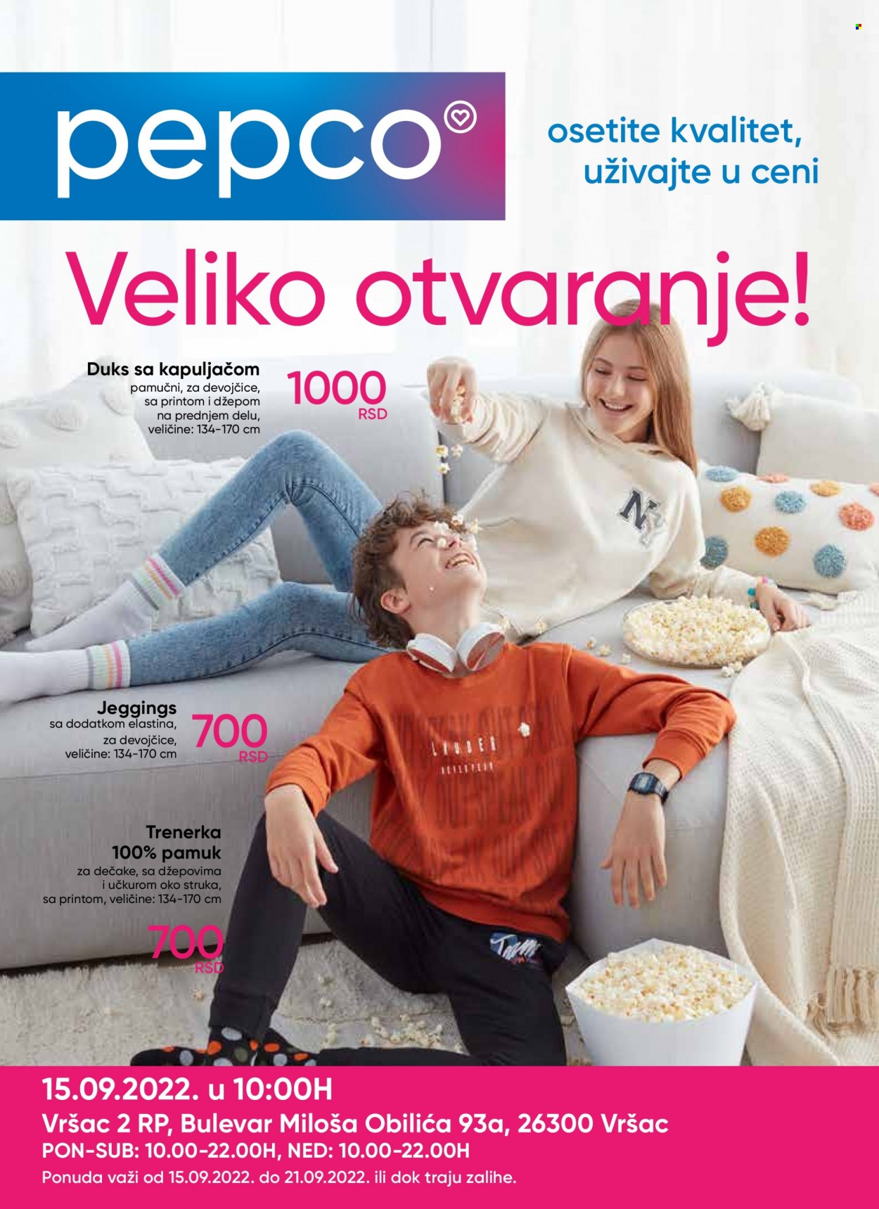 Pepco katalog - 15.09.2022 - 21.09.2022. Stranica 1