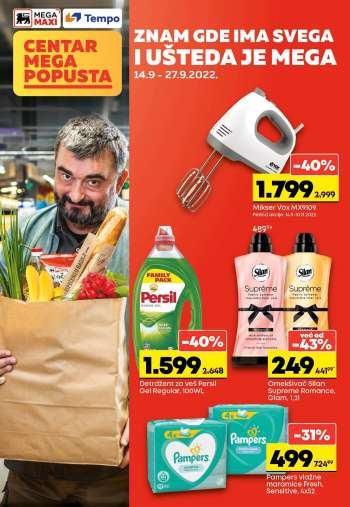 Mega Maxi katalog - 14.09.2022 - 27.09.2022.