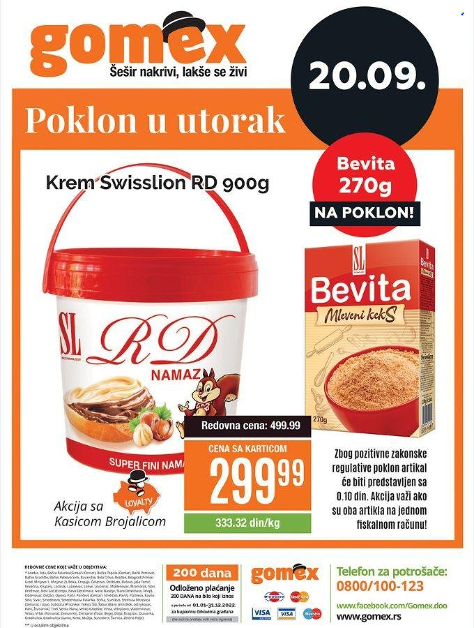 Gomex katalog - 20.09.2022 - 20.09.2022. Stranica 1