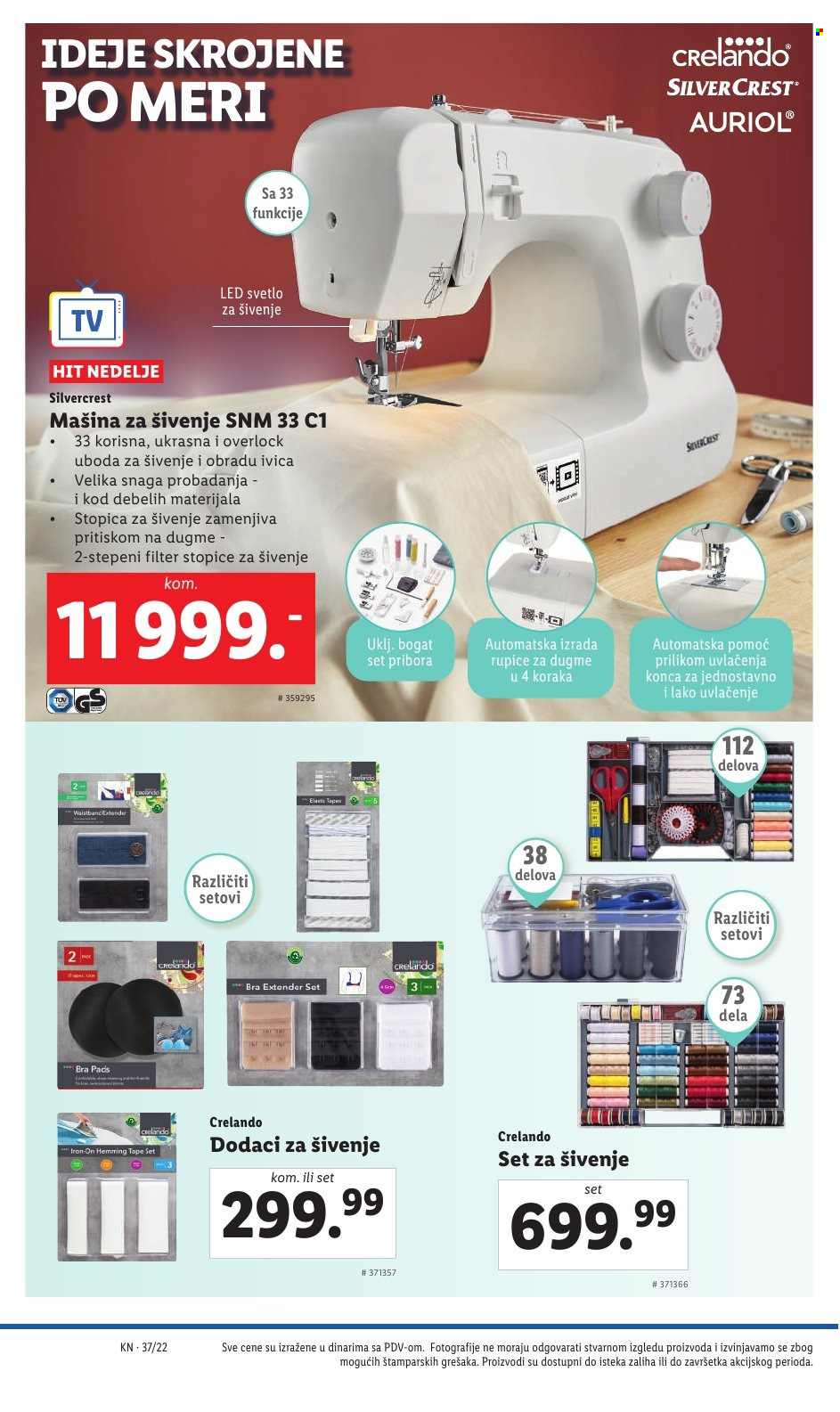 Lidl katalog - 15.09.2022 - 21.09.2022. Stranica 37