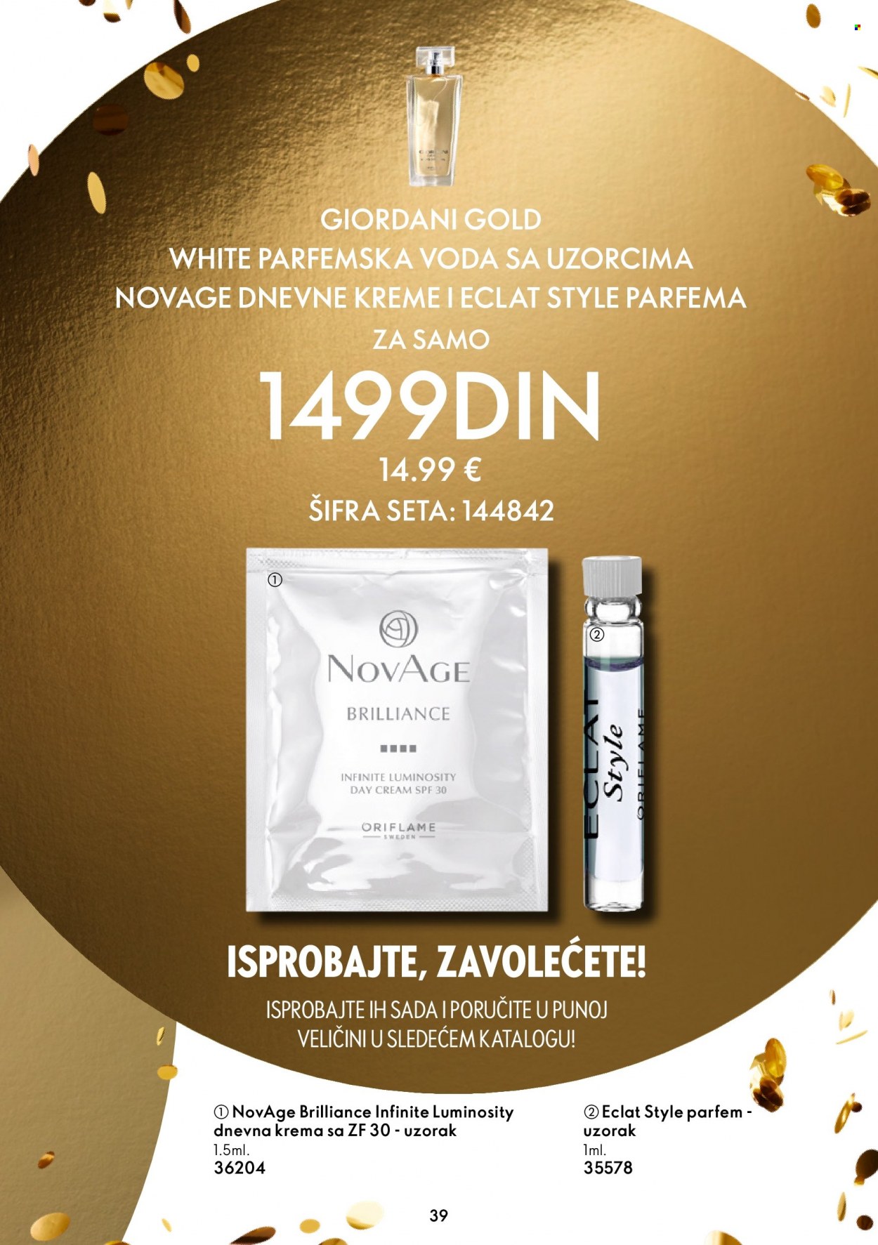 Oriflame katalog - 14.09.2022 - 04.10.2022. Stranica 39