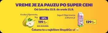 Shop & Go katalog - 15.09.2022 - 21.09.2022.