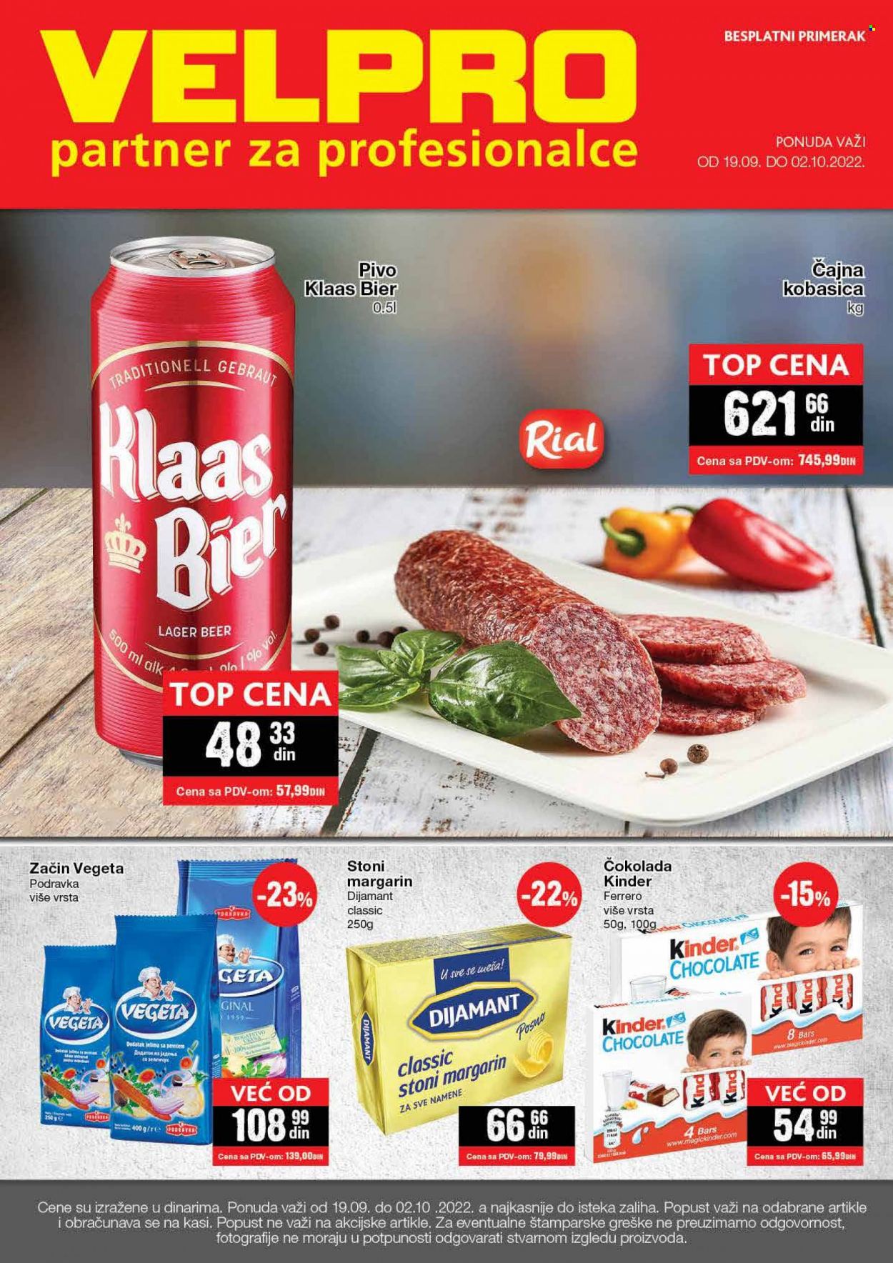 Velpro katalog - 19.09.2022 - 02.10.2022. Stranica 1