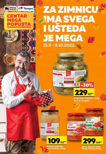 Mega Maxi katalog - 15.09.2022 - 09.10.2022.