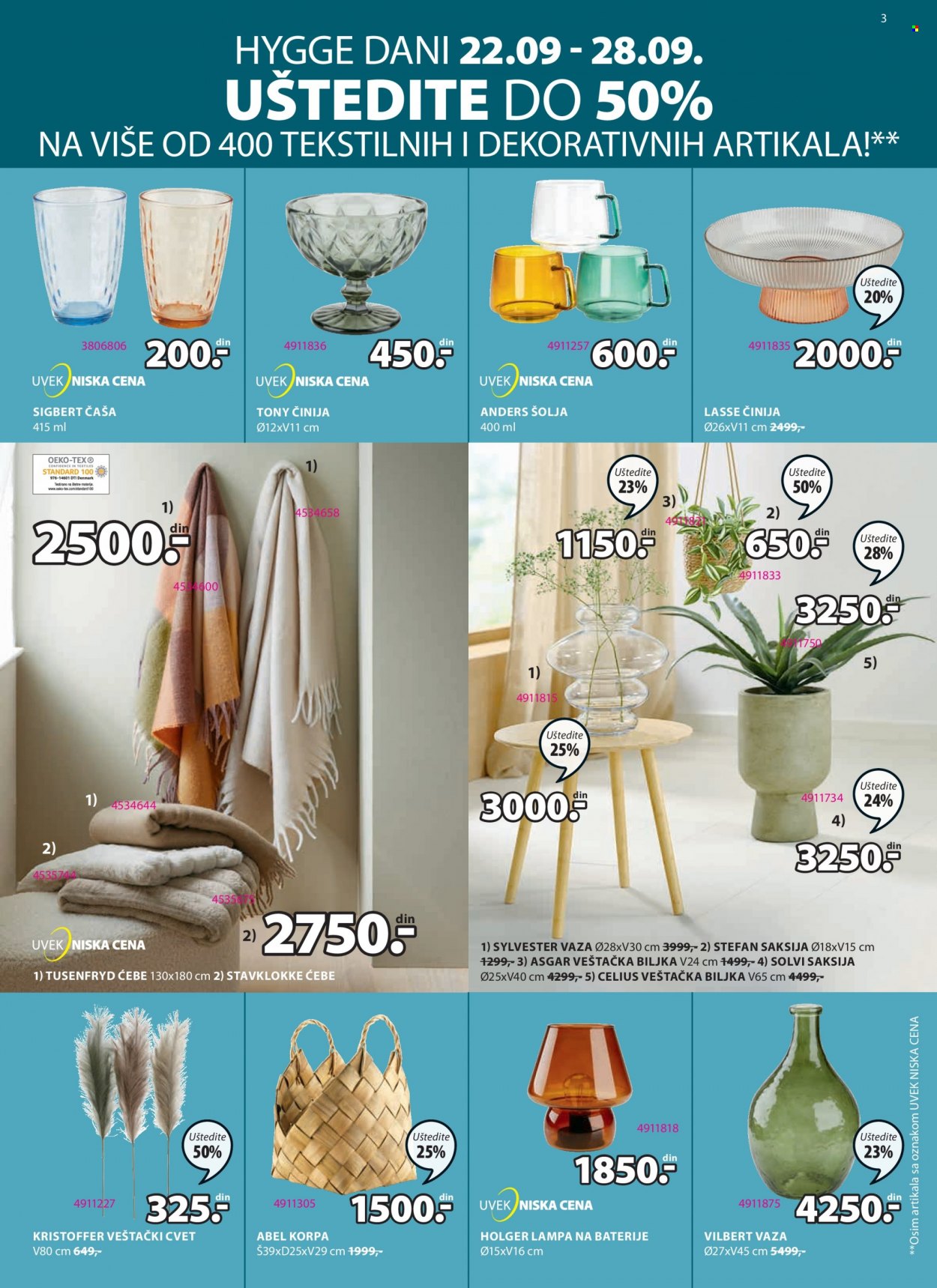 JYSK katalog - 22.09.2022 - 05.10.2022. Stranica 3