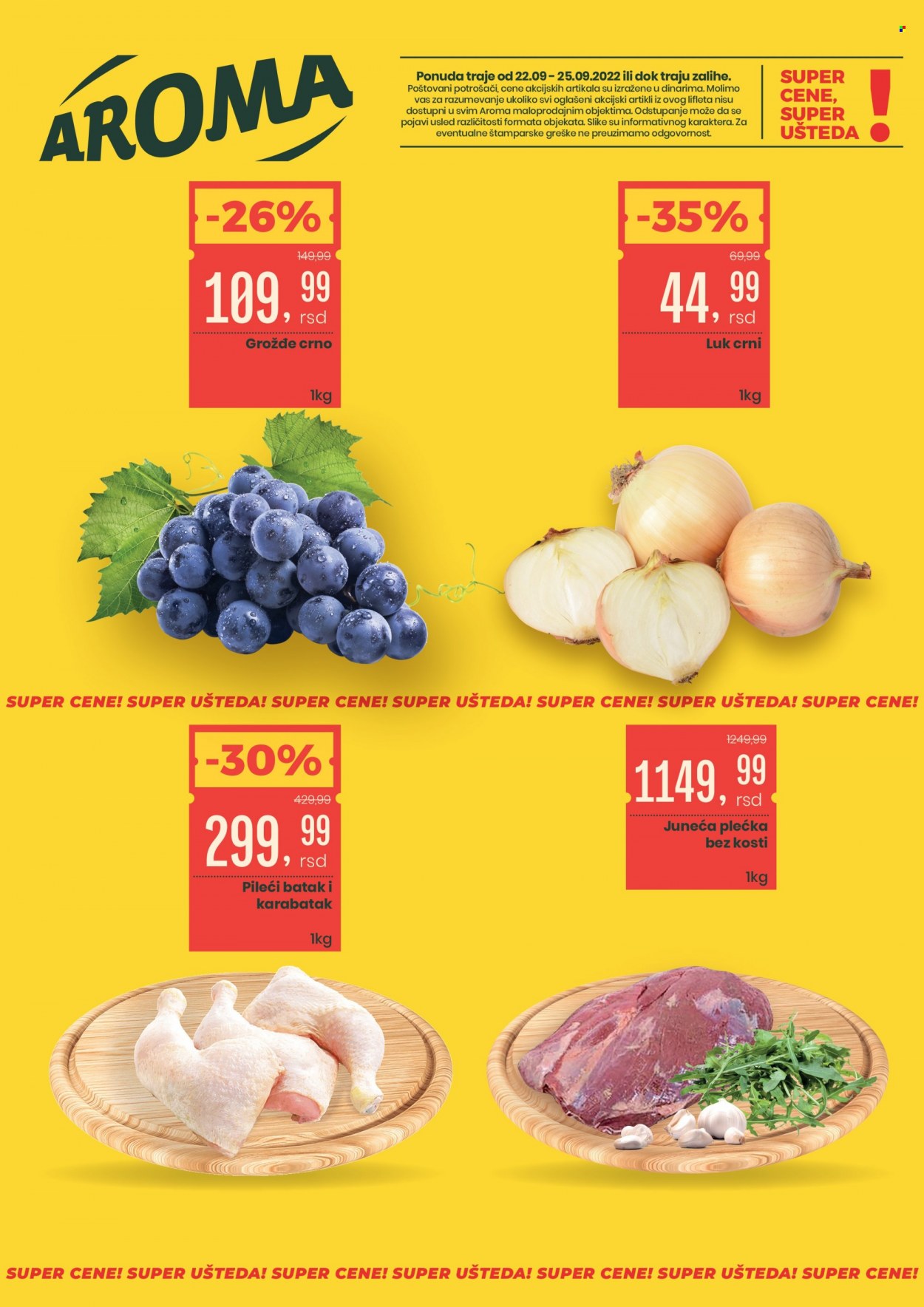 Aroma Market katalog - 22.09.2022 - 25.09.2022. Stranica 1