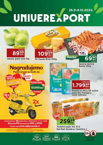 Univerexport katalog - 26.09.2022 - 09.10.2022.