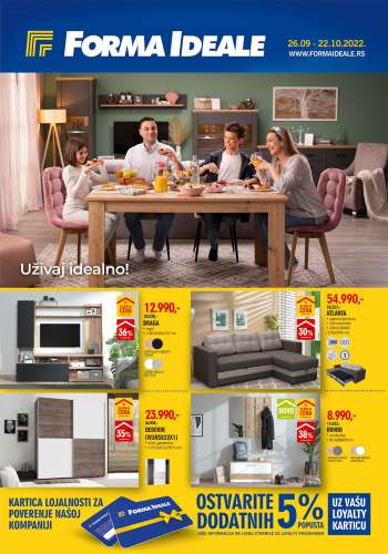 Forma Ideale katalog - 26.09.2022 - 22.10.2022.