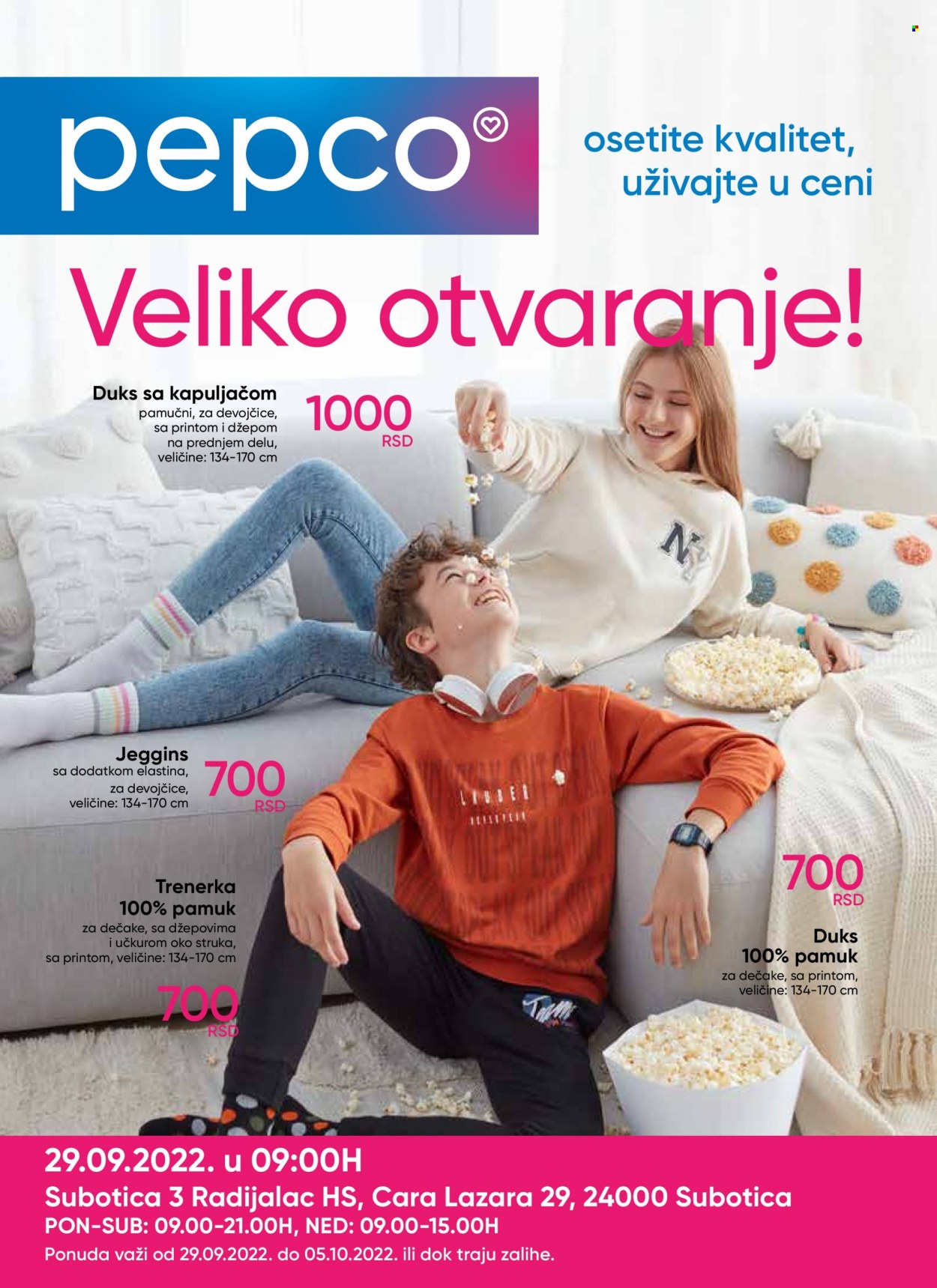 Pepco katalog - 29.09.2022 - 05.10.2022. Stranica 1