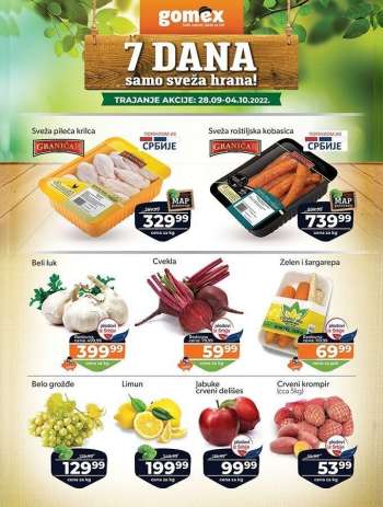 Gomex katalog - 28.09.2022 - 04.10.2022.