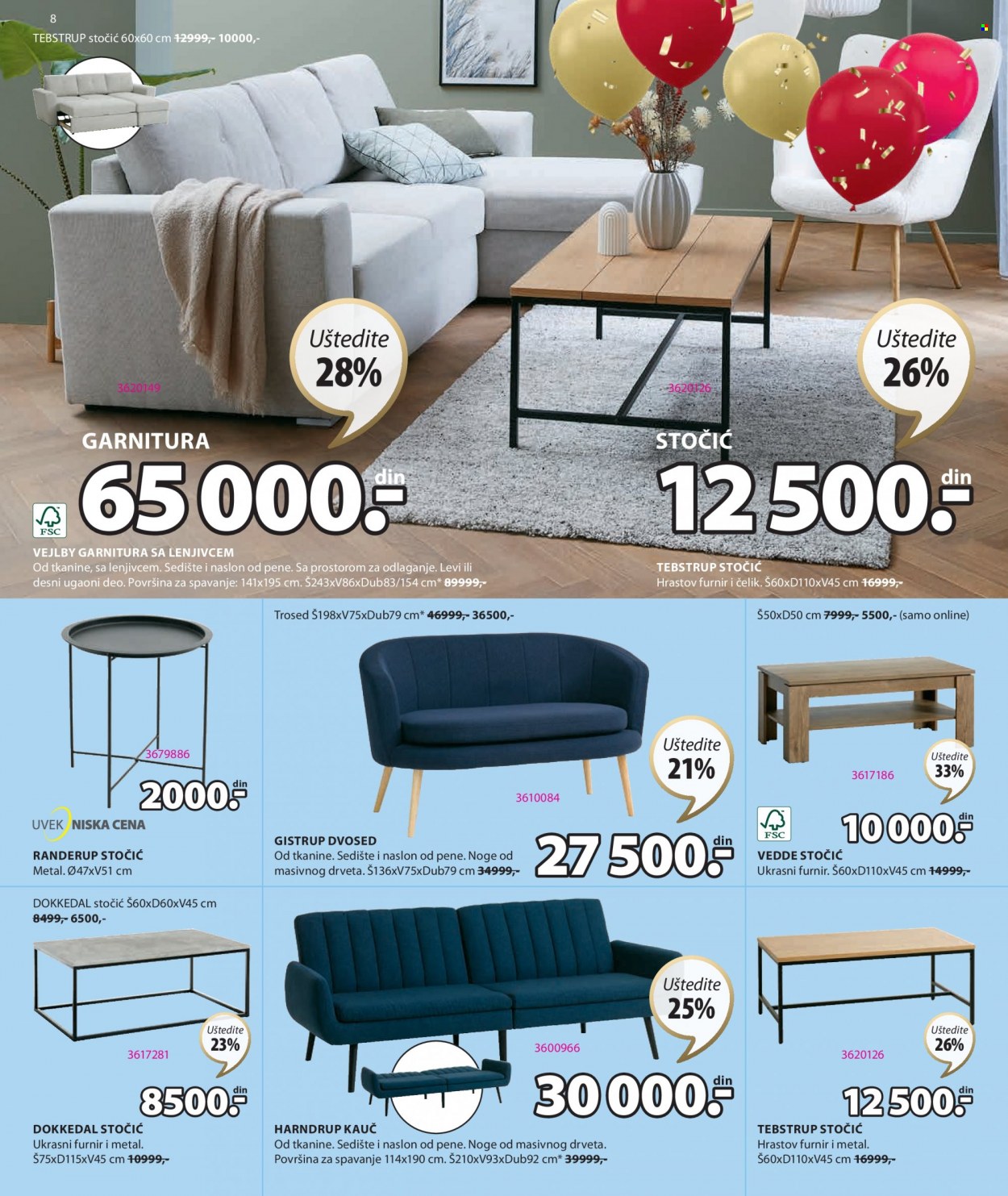 JYSK katalog - 29.09.2022 - 12.10.2022. Stranica 8