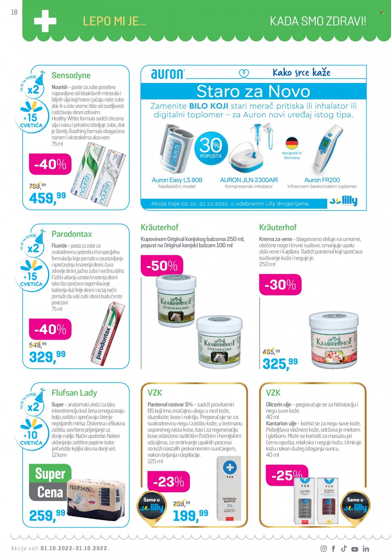 Lilly Drogerie katalog - 01.10.2022 - 31.10.2022. Stranica 18