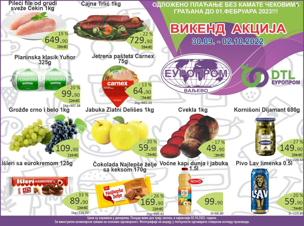 Europrom katalog - 30.09.2022 - 02.10.2022. Stranica 1