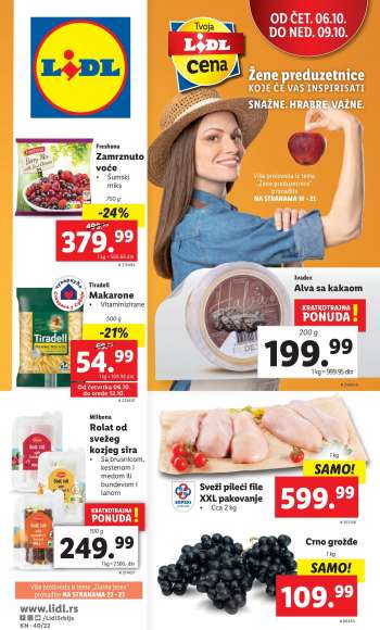 Lidl katalog - 06.10.2022 - 12.10.2022.