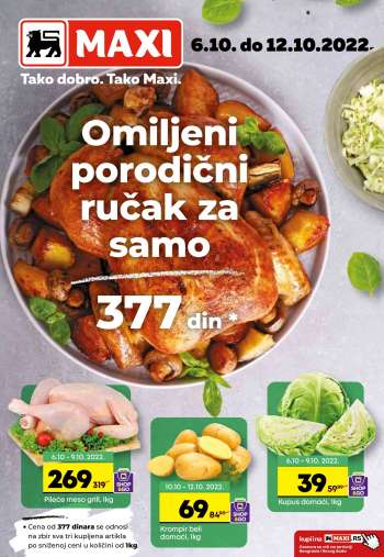 Maxi katalog - 06.10.2022 - 12.10.2022.