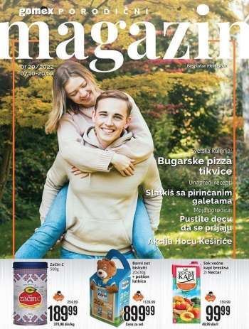 Gomex katalog - 07.10.2022 - 20.10.2022.