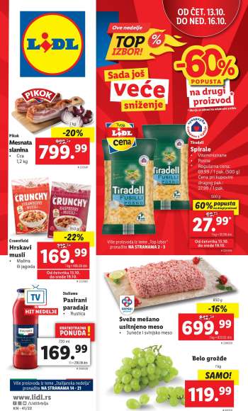 Lidl katalog - 13.10.2022 - 19.10.2022.