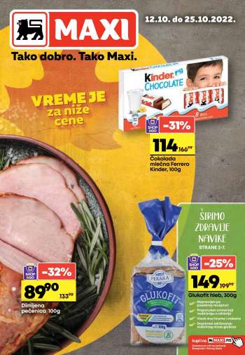 Maxi katalog - 12.10.2022 - 25.10.2022.