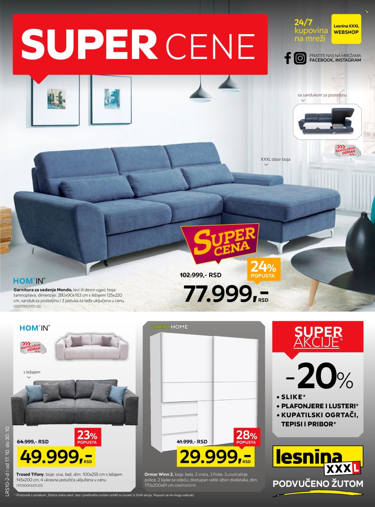 Lesnina XXXL katalog - 17.10.2022 - 30.10.2022. Stranica 1