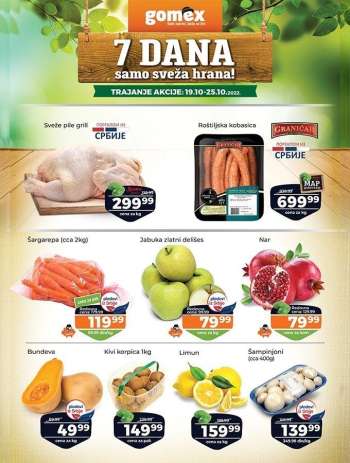 Gomex katalog - 19.10.2022 - 25.10.2022.