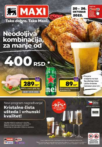 Maxi katalog - 20.10.2022 - 26.10.2022.