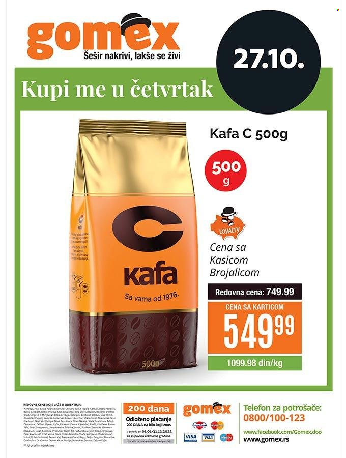 Gomex katalog - 27.10.2022 - 27.10.2022. Stranica 1