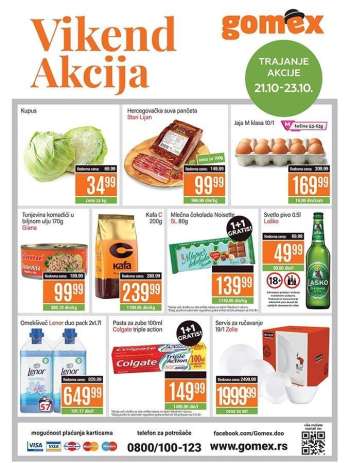 Gomex katalog - 21.10.2022 - 23.10.2022.