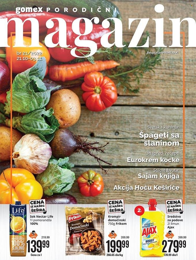 Gomex katalog - 21.10.2022 - 03.11.2022. Stranica 1