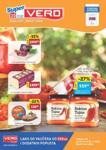 SuperVERO katalog - 20.10.2022 - 02.11.2022.