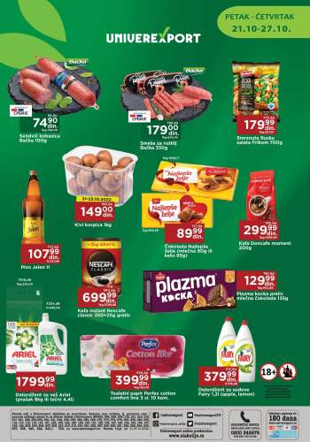 Univerexport katalog - 21.10.2022 - 27.10.2022.