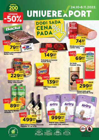 Univerexport katalog - 24.10.2022 - 06.11.2022.
