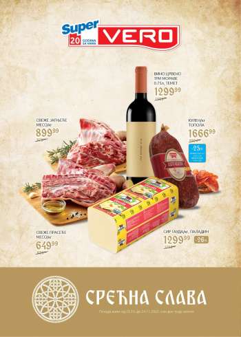 SuperVERO katalog - 25.10.2022 - 24.11.2022.