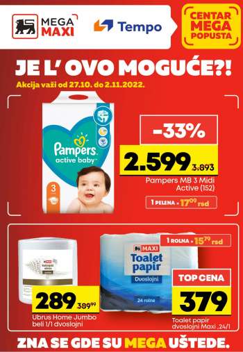 Mega Maxi katalog - 27.10.2022 - 02.11.2022.