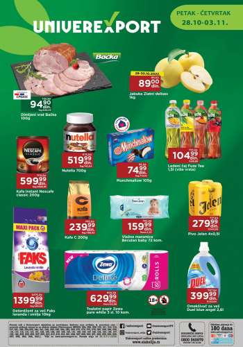 Univerexport katalog - 28.10.2022 - 03.11.2022.