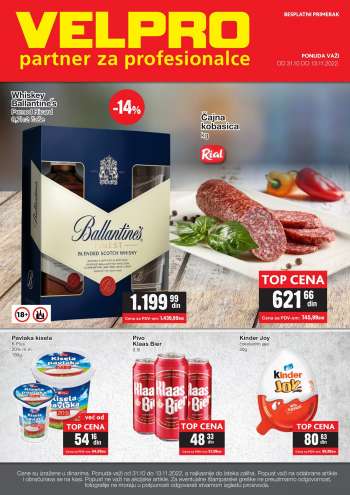 Velpro katalog - 31.10.2022 - 13.11.2022.