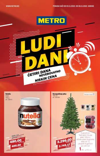 Metro katalog - 03.11.2022 - 06.11.2022.