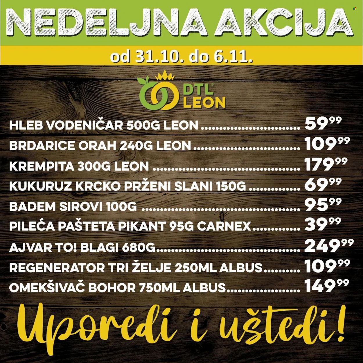 Leon Diskont katalog - 31.10.2022 - 06.11.2022. Stranica 1