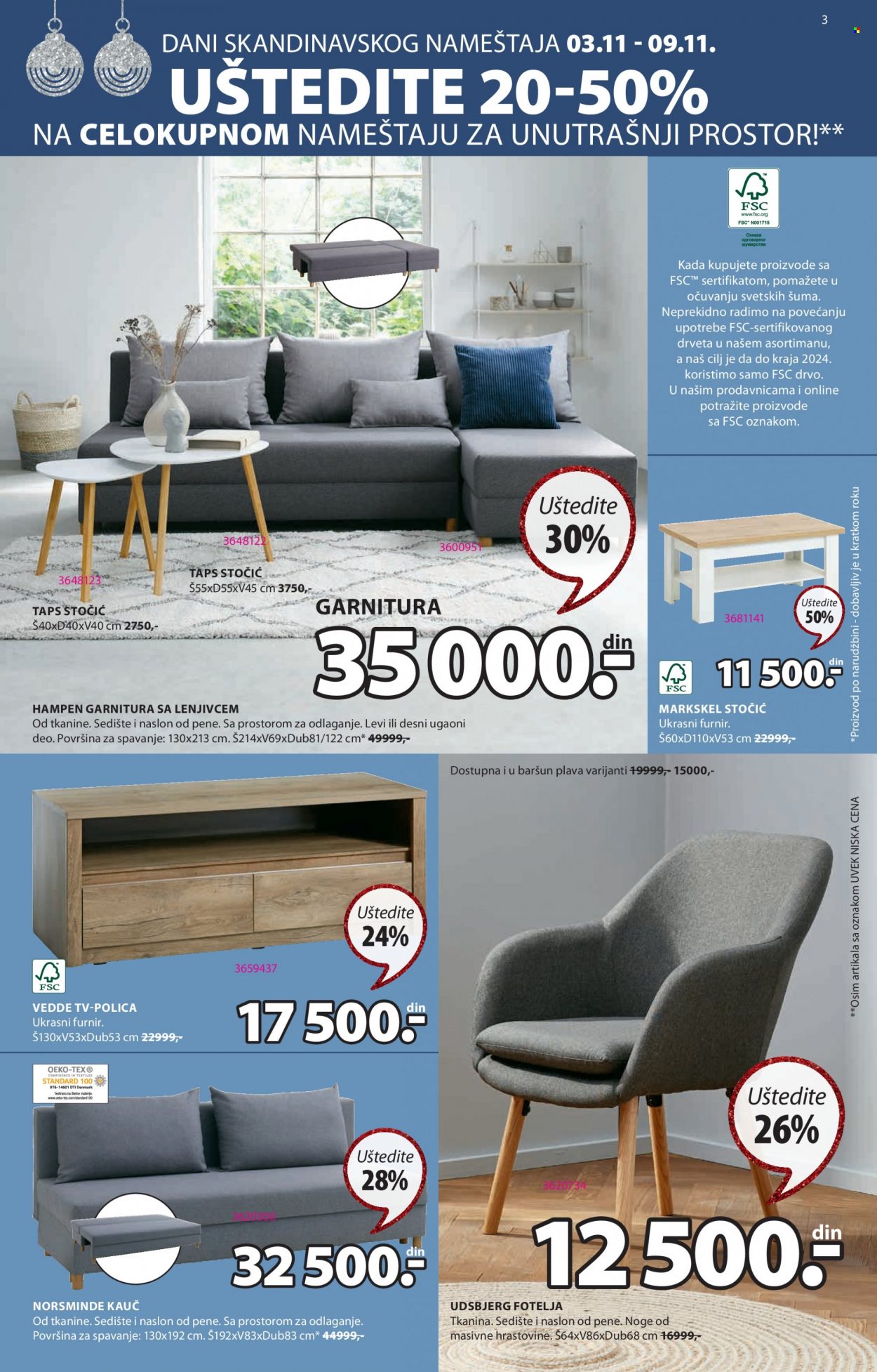 JYSK katalog - 03.11.2022 - 16.11.2022. Stranica 3