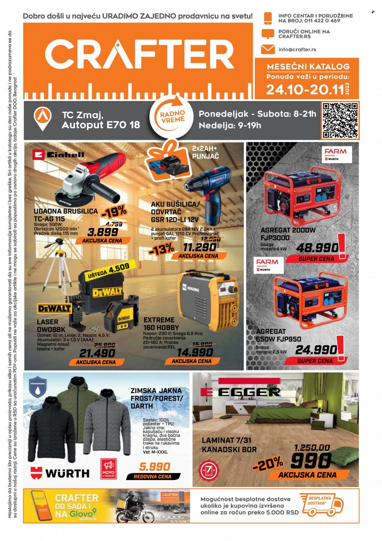 Crafter katalog - 24.10.2022 - 20.11.2022. Stranica 1