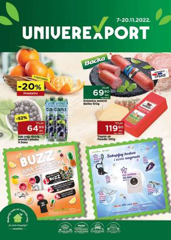 Univerexport katalog - 07.11.2022 - 20.11.2022.