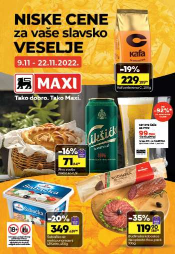 Maxi katalog - 09.11.2022 - 22.11.2022.