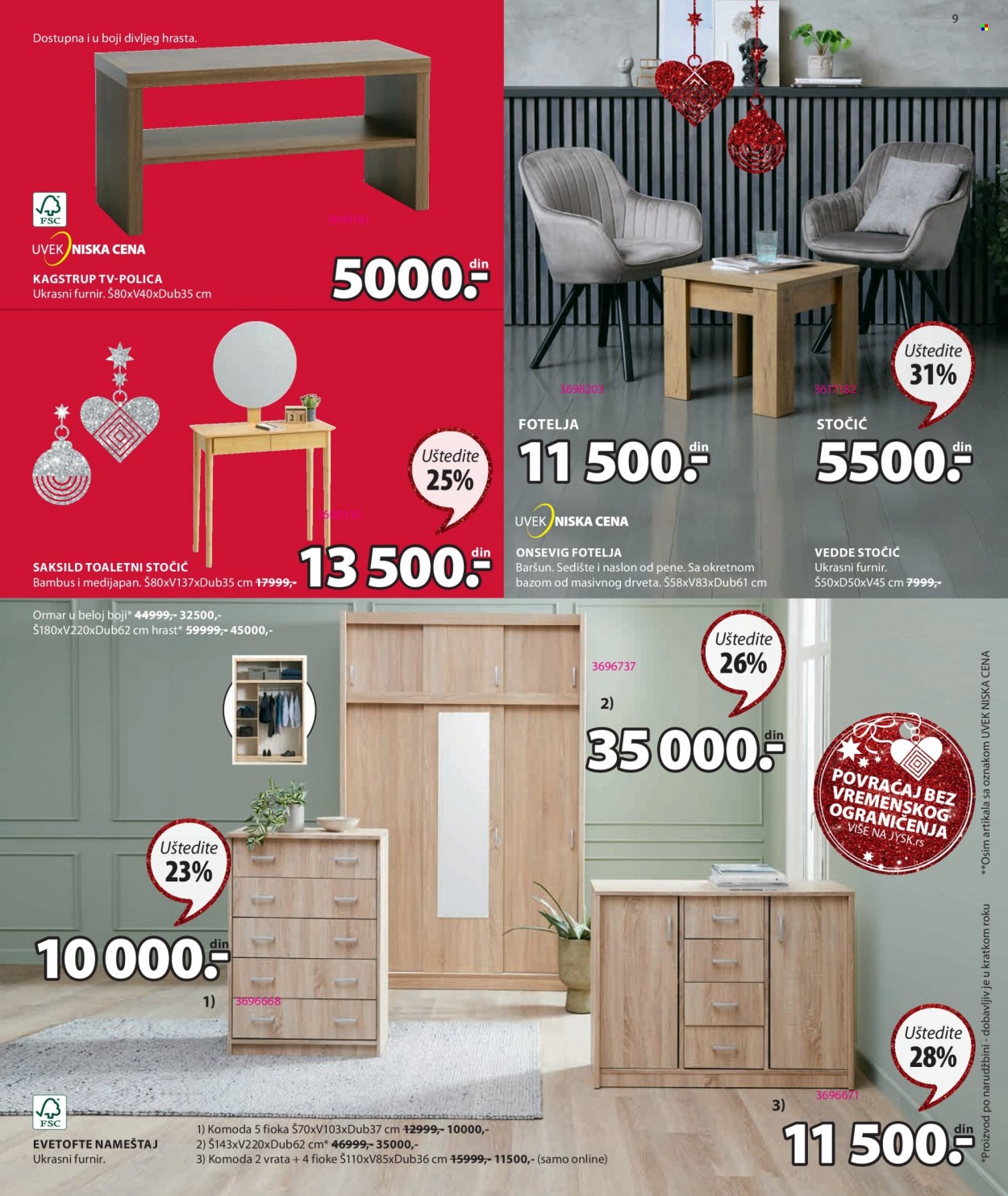 JYSK katalog • NEDELJNE PONUDE • Od 10.11. strana 9