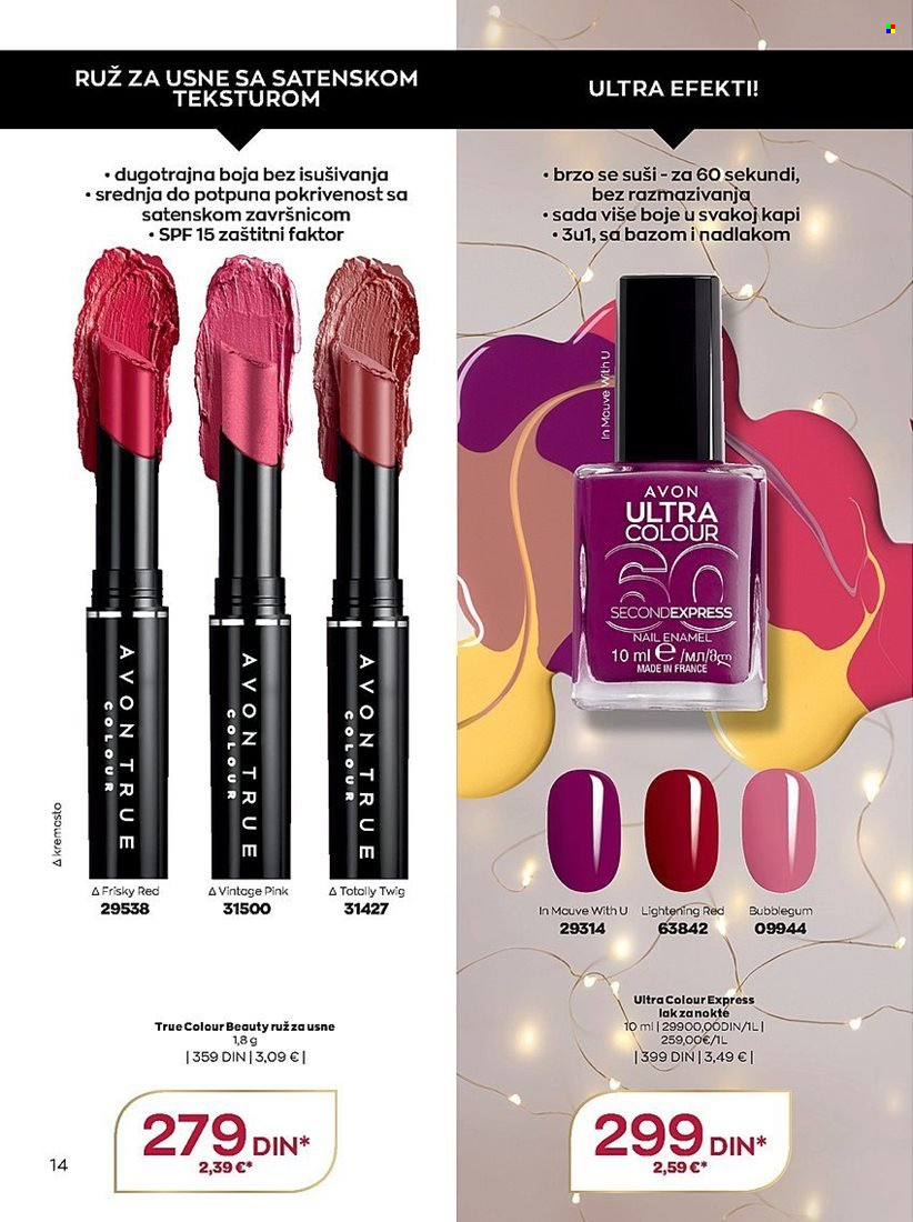 Avon katalog - 01.11.2022 - 30.11.2022. Stranica 14