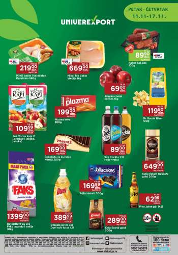 Univerexport katalog - 11.11.2022 - 17.11.2022.