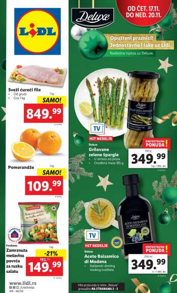 Lidl katalog - 17.11.2022 - 23.11.2022.
